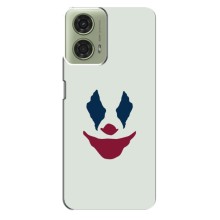 Чехлы с картинкой Джокера на Motorola MOTO G24 – Лицо Джокера