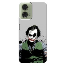 Чехлы с картинкой Джокера на Motorola MOTO G24 – Взгляд Джокера