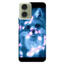 Чехлы с картинкой Лисички для Motorola MOTO G24 (VPrint) (Яркая лисичка)