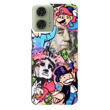 Чехлы с крутыми принтами для Motorola MOTO G24 - (PREMIUMPrint) (Monopoly man)