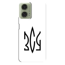 Чехлы для Motorola MOTO G24  Укр. Символика (AlphaPrint) (ЗСУ герб)