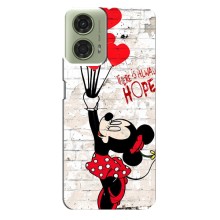 Чехол Disney Mouse Motorola MOTO G24 (PREMIUMPrint) (Heart Minni)