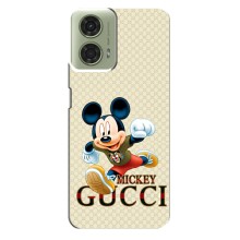 Чехол Disney Mouse Motorola MOTO G24 (PREMIUMPrint) (Mikki Gucci)