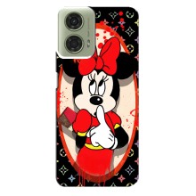 Чехол Disney Mouse Motorola MOTO G24 (PREMIUMPrint) (Минни Маус ЛВ)