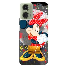 Чехол Disney Mouse Motorola MOTO G24 (PREMIUMPrint) (Minni с бантиком)