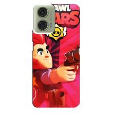 Чехол для Motorola MOTO G24 Бравл Старс (VPrint) – Дуэлянт Кольт