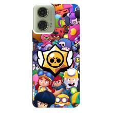 Чехол для Motorola MOTO G24 Бравл Старс (VPrint) – Лого Brawl Stars