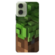 Чохол Майнкрафт на Motorola MOTO G24 (AlphaPrint) Minecraft – текстура Майнкрафт