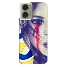 Чехол на Motorola MOTO G24 Украинский дизайн (Слезы Украины)