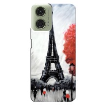 Чехол Эйфелева Башня для Motorola MOTO G24 - (AlphaPrint) (Башня в Париже)