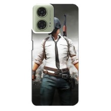 Чеjхол PUBG для Моторола МОТО G24 (AlphaPrint) (Пабг мен)