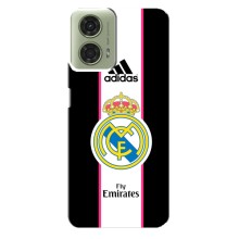 Чехол для Motorola MOTO G24 с принтом (Лого Real Madrid)