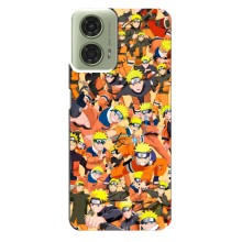 Чохли з принтом НАРУТО на Motorola MOTO G24 (Коллаж Наруто)