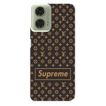 Чехол для Motorola MOTO G24 с картинкой Supreme (AlphaPrint) – Supreme LV