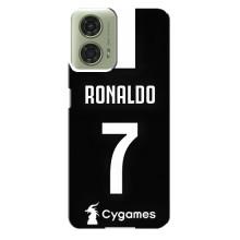 Чехол Криштиану Роналду для Motorola MOTO G24 (AlphaPrint) (RONALDO 7)