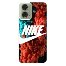 Чохол для Motorola MOTO G24 - з принтом Найк (AlphaPrint) (Димчастий найк)