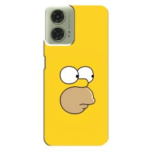 Чехол с Симпсонами для Motorola MOTO G24 (VPrint) (Гомер)