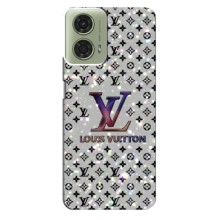 Чехол Стиль Louis Vuitton на Motorola MOTO G24 – Яркий LV