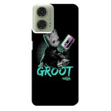 Чехол Супергерои Марвел на Моторола Мото джи 24 (Groot)