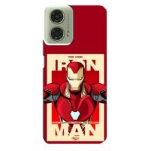 Чехол Супергерой Железный человек на Motorola MOTO G24 – Iron man