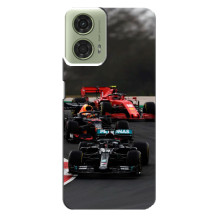 Чехол Формула1 на Motorola MOTO G24 – Гонка Ф1