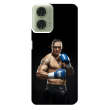 Чехол с картинкой Александр Усик для Motorola MOTO G24 – Боксер Усик