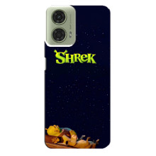 Чохол з мультфільмом Шрек на Motorola MOTO G24 – Шрек лого