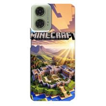 Чехол с картинками Майнкрафт для МОТО Джи 24 – Minecraft