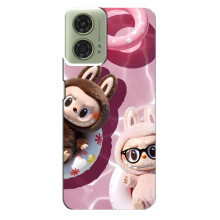 Чехол с Лабубу на Motorola MOTO G24 – Игрушка Лабубу