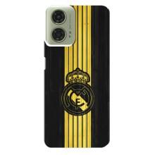 ФК Реал Мадрид чехлы для Motorola MOTO G24 (AlphaPrint) (фон Реал Мадрид)