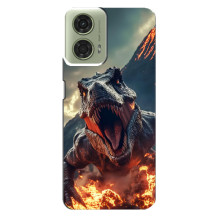 Чехол с картинкой «Хищники» для Motorola MOTO G24 – Динозавр