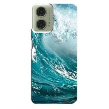 Летний Чехол на Motorola MOTO G24 – Морская волна