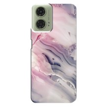 Мраморный чехол на Motorola MOTO G24 (VPrint) (Пурпурный Мрамор)