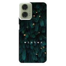 Новогодние, Праздничные Чехлы для Motorola MOTO G24 - 2024 год (Winter)