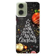 Рождественские Чехлы для Motorola MOTO G24 (VPrint) (Елочка)