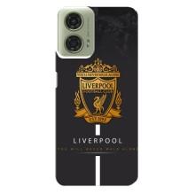 Силиконовые Чехлы принт Футбол на Motorola MOTO G24 – Liverpool