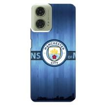 Силиконовые Чехлы принт Футбол на Motorola MOTO G24 – ManCity