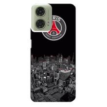 Силиконовые Чехлы принт Футбол на Motorola MOTO G24 – PSG