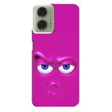 Чохли (ТПУ) (смішні стікери) для Motorola MOTO G24 – Хитра мордочка