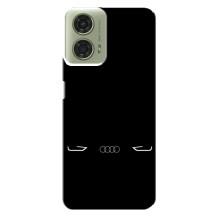 Силиконовый бампер с картинкой машины на Motorola MOTO G24 – Силует Audi