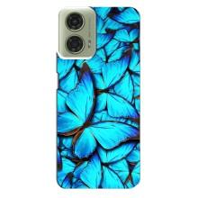 Силіконовий бампер з картинкою звірів для Motorola MOTO G24 (Крила метеликів)