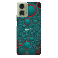Силиконовый Чехол на Motorola MOTO G24 с картинкой Nike (Найк зеленый)