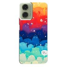 Силіконовий чохол з котиком для Motorola MOTO G24 – Mew
