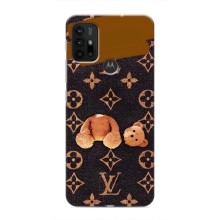 Брендновые Чехлы для Motorola MOTO G30 - (PREMIUMPrint) (Медведь без головы)