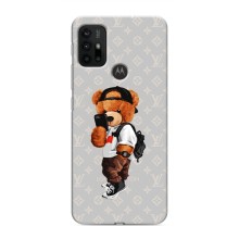 Брендновые Чехлы для Motorola MOTO G30 - (PREMIUMPrint) (Мишка Луи)