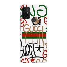Брендновые Чехлы для Motorola MOTO G30 - (PREMIUMPrint) (Стиль GUUCI)