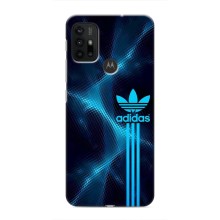 Чохли Адидас для Motorola MOTO G30 (AlphaPrint) (Синій Адідас)