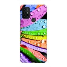 Чехлы (ART) Цветы на Motorola MOTO G30 (VPrint) (Семицветик)