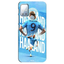 Чехлы с принтом для Motorola MOTO G30 Футболист – Erling Haaland