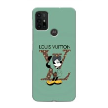 Чехлы Луи Витон для Motorola MOTO G30 (AlphaPrint - LOUIS VUITTON) (Микки Маус LV)